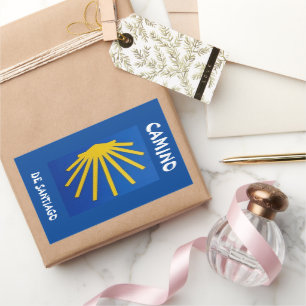 Adesivo Retangular Camino de Santiago A rua James 0002