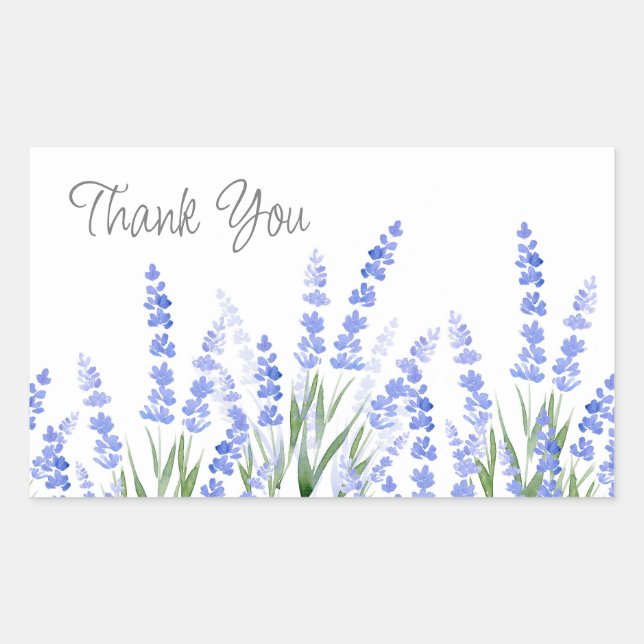 Adesivo Retangular Campo da Lavanda 2 (Frente)