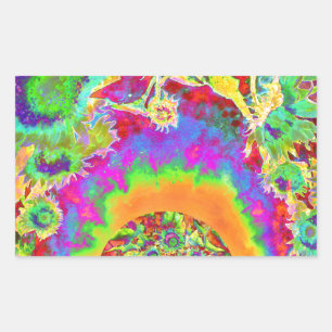 Adesivo Retangular Campos de girassol retrorreflectores elegantes