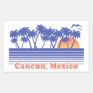 Adesivo Retangular Cancun México