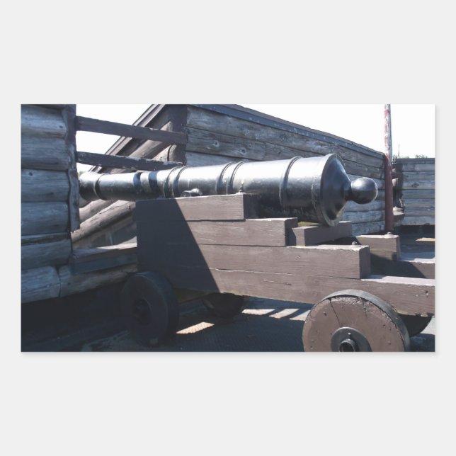 Adesivo Retangular Cannon Antigo (Frente)