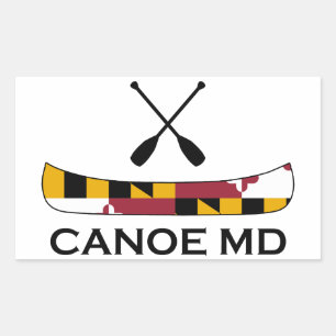 Adesivo Retangular Canoe Maryland