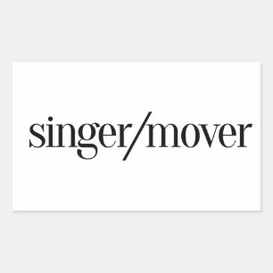 Adesivo Retangular Cantor/Movente