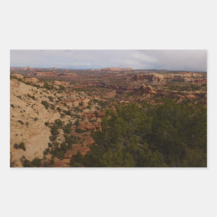 Adesivo Retangular Canyonlands View da Trilha de Primaveras do Pescoç