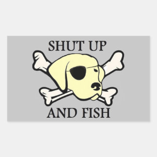 Adesivo Retangular Capitão Finley Says Sticker