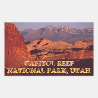 Adesivo Retangular Capitol Reef NP