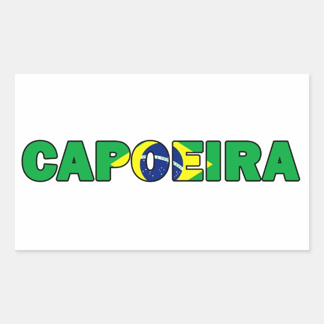 Adesivo Retangular Capoeira (Frente)