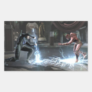 Adesivo Retangular Captura de tela: Noite vs Flash