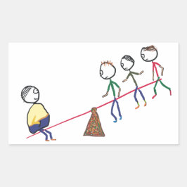 Adesivo Retangular Cara De Gordura Na Seda