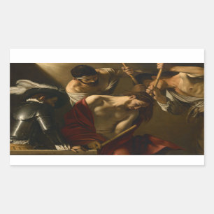 Adesivo Retangular Caravaggio - A Corda com Espinhos