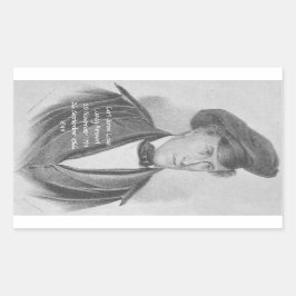 Adesivo Retangular Carl Jonas Love Ludvig Almqvist