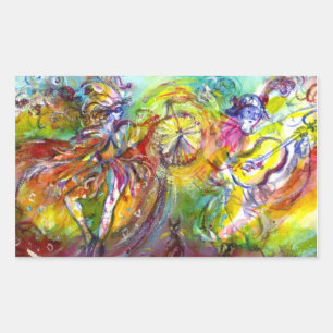 ADESIVO RETANGULAR CARNIVAL ITALIANO