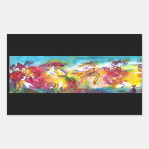 Adesivo Retangular CARNIVAL NIGHT / Mascarada veneziana,Dance Music