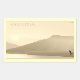 Adesivo Retangular Carpe Diem