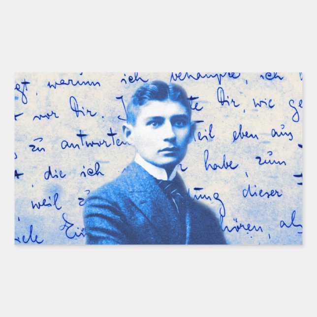 Adesivo Retangular Carta De Kafka (Frente)