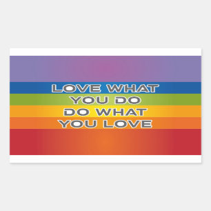 Adesivo Retangular Cartas de Palavras de Paz - Sinalizador no Fundo d