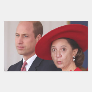 Adesivo Retangular Cartaz da Princesa Kate