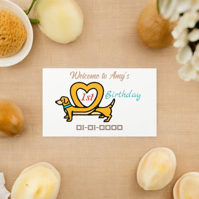 Adesivo Retangular Cartoon de Cães (pet animal dog party theme sticker,birthday party sticker,gift pack,envelope,return gift sticker)