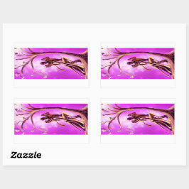 Adesivo Retangular Casal romântico dança no Tango