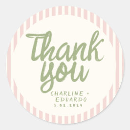 Adesivo Retangular Casamento Retro Letra à Mão