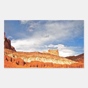 ADESIVO RETANGULAR CASTELO BRANCO NO PARQUE NACIONAL CAPITOL REEF