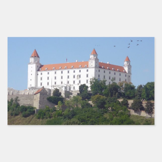 Adesivo Retangular castelo bratislava (Frente)
