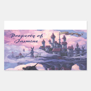 Adesivo Retangular Castelo nos Stickers