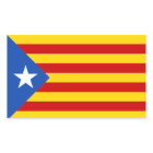 Catalonia Estrellada Flag Sticker