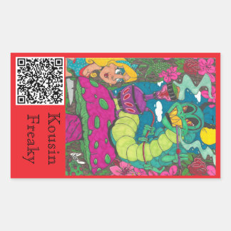 Adesivo Retangular Caterpilar Hookah