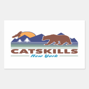 Adesivo Retangular Catskills New York