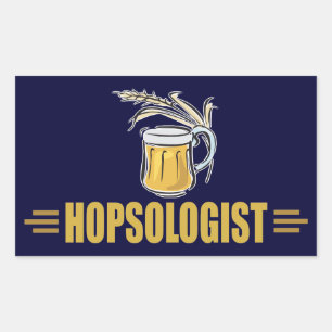 Adesivo Retangular Cerveja Engraçada