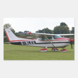 Adesivo Retangular Cessna 182Q