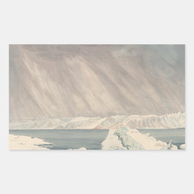 Adesivo Retangular Charles Hamilton Smith - Spitzbergen, Bearing (Frente)