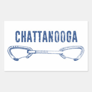 Adesivo Retangular Chattanooga Subindo Rápido