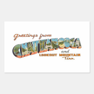 Adesivo Retangular Chattanooga TN