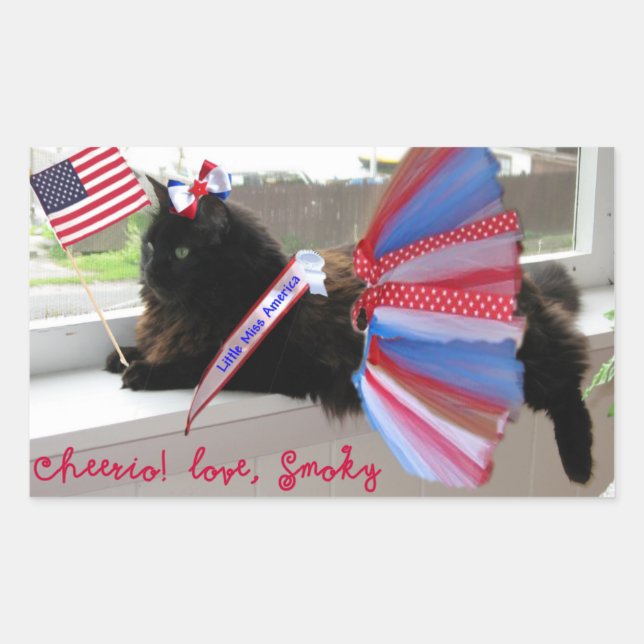 Adesivo Retangular "Cheerio! Enfumaçado de amor (Frente)