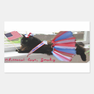 Adesivo Retangular "Cheerio! Enfumaçado de amor