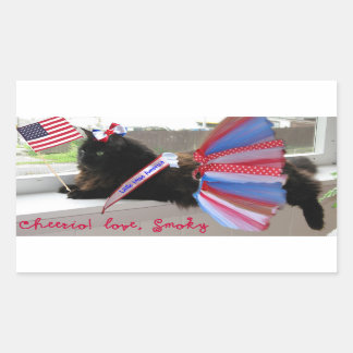 Adesivo Retangular "Cheerio! Enfumaçado de amor