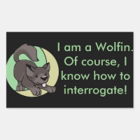 Chibi Wolf Sticker