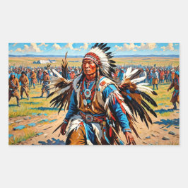 ADESIVO RETANGULAR CHICKEN DANCE