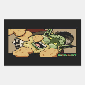 Adesivo Retangular Chikky Nuggz