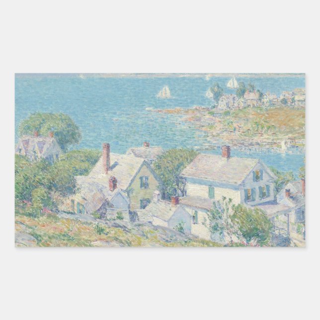 Adesivo Retangular Childe Hassam - Cabeça de Nova Inglaterra (Frente)