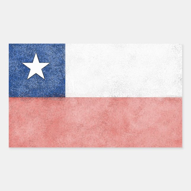Adesivo Retangular Chile (Frente)