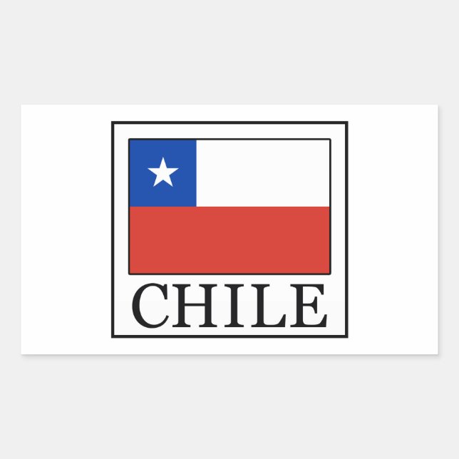 Adesivo Retangular Chile (Frente)