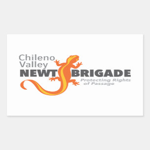 Adesivo Retangular Chileno Valley Newt Brigade