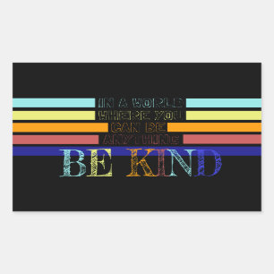 Adesivo Retangular Christian Miracle Worker BE gentil