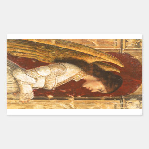 Adesivo Retangular Christmas Fresco Angel