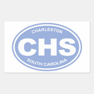 Adesivo Retangular CHS (SC de Charleston)
