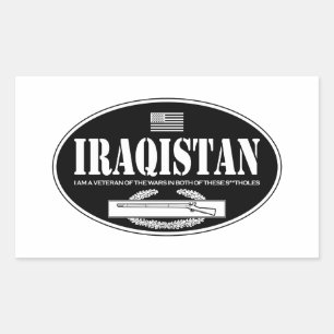 Adesivo Retangular CIB de Iraqistan