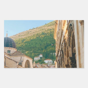 Adesivo Retangular Cidade antiga de Dubrovnik